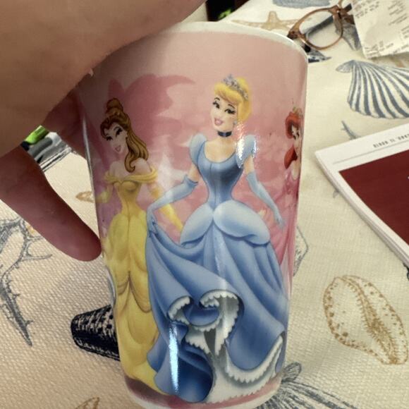Disney PRINCESS princesses ceramic MUG 5"H - Picture 3 of 8